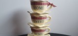 Bucatarie, unica statueta CERAMICA cu cesti cafea , design deosebit