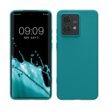 Husa Kwmobile pentru Motorola Edge 40 Neo, Verde inchis, Silicon, KWM000022NU002C, Carcasa