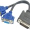 Cablu Nou in punga Dell DMS-59 pin Dual VGA Y-Splitter