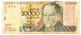 Venezuela 20 000 Bolivares 13.08.2002 P-86 Seria B77235284