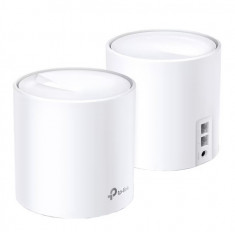 TP-Link DECO X10(2-PACK) Sistem Mesh Wi-Fi 6 Dual-Band AX1500 cu acoperire in foto