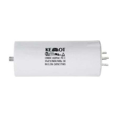 Condensator motor 80uf 450v surub foto