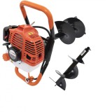 Set Motoburghiu pamant Campion 6CP + 2x Burghii 150/250mm/800mm