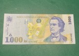 Bancnota 1000 lei 1998 filigran mic seria 005D0162533 UNC