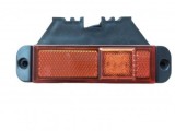 Lampa Gabarit Laterala Galbena 4 LED 12-30V FR0195Z+K, Contur Auto, Suport Inclus, Durata 50000h