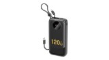 Dudao K13Pro 20000mAh Powerbank cu Cablu &Icirc;ncorporat - Negru