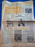 Ziarul magazin 16 septembrie 1967 - articolul - intinerare arheologicedobrogene,patrauti,turul romaniei la ciclism