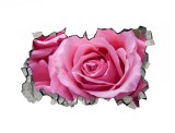 Autocolant decorativ, Gaura in perete, Arbori si flori, Multicolor, 83 cm, 464ST-3, Oem