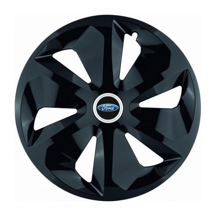 Set 4 Capace Roti Roco Negru R16, pentru Ford