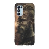 Husa compatibila cu Oppo Find X5, Viceversa, model Ragnar Fading Vikings, Silicon, TPU, Transparent, Carcasa