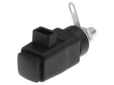 Clemă de laborator neagră 300VDC 16A 31mm
