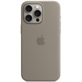 Husa de protectie Apple Silicone Case with MagSafe pentru iPhone 15 Pro Max, Clay