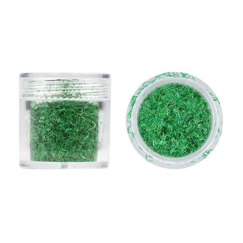 F&acirc;şii pentru nail art 10g &ndash; verde smarald, hologramă