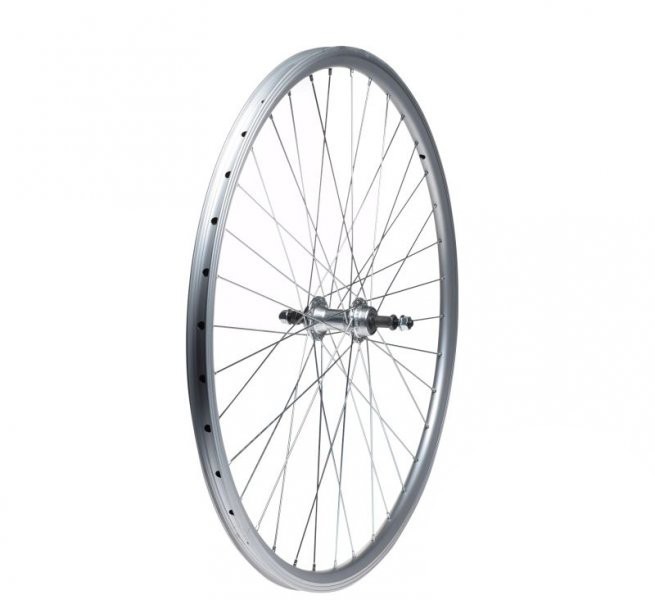 Roata spate completa 26&quot;, filet, aluminiu Cod:AWR2614