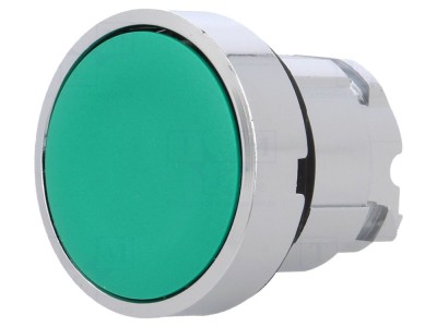 Comutator Buton Verde 22mm foto