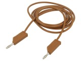 Cablu de măsurare HIRSCHMANN 60VDC 30VAC 32A 2m PVC maro cod 934066105