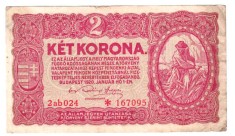 UNGARIA 2 COROANE KET KORONA 1920