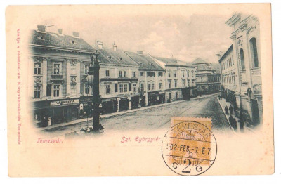 SV * Romania TIMISOARA * LITHO * STRADA SFANTUL GHEORGHE 1902 foto