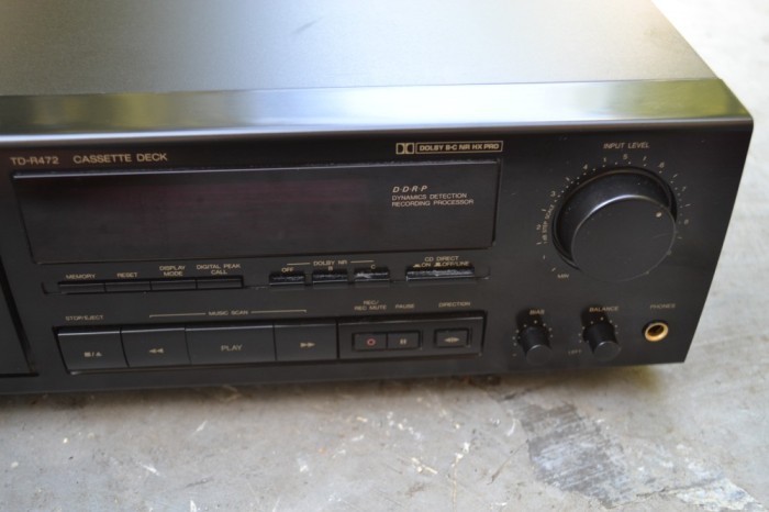 Deck Jvc TD R 472