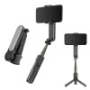 Selfie Stick Gimbal Stabilizator Bluetooth Techsuit L09, 72cm, Tripod Mount, Negru