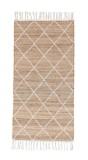 Cumpara ieftin Covor iuta natur alb Shaila 70x140 cm