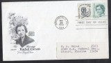 United States 1981 Rachel Carson FDC K.717