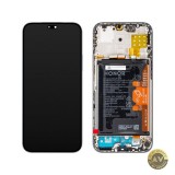 Display cu Touchscreen Honor X8b cu Rama si Acumulator Argintiu (Titanium Silver) Service Pack 0235AHGE