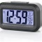 Mini ceas digital LED, diverse functii, ora, data, temperatura, alarma, 9x5x2.5 cm - Negru