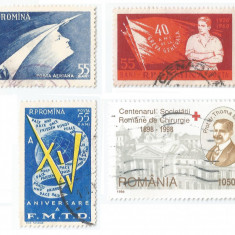 România, LP 497/1960, LP 507/1960, LP 509/1960, LP 1453/1998, 4 serii oblit.