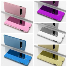 Husa Flip Stand Clear View pentru Samsung Galaxy S10 foto