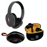 Set Audio 3 in 1 Vision Touch VSPA01NX3, Casti In Ear + Casti Over Ear + Boxa portabila
