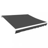 Cumpara ieftin P&acirc;nză de copertină, antracit, 350 x 250 cm