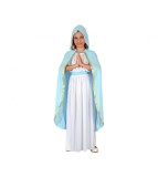 Costum carnaval Fecioara Maria pentru copii, marime 110/120 cm (5-6 ani)