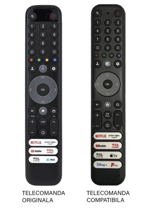 Telecomanda TV TCL RC833 GUB1 compatibil cu originalul (574-2)