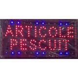 Reclama Luminoasa cu LED 50x25cm Articole Pescuit KNH