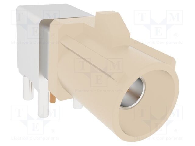 Conector FAKRA tată unghi 90&deg; AMPHENOL RF pentru PCB 50&Omega; 4GHz