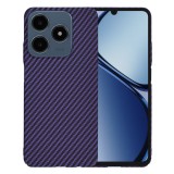 Husa pentru realme c63 / c61 - premium carbonfiber - purple