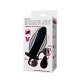 Bigger Joy 3 - Dildo gonflabil, negru, 16 cm, Orion