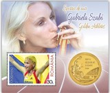 ROMANIA 2025 SPORTIVI DE AUR - GABRIELA SZABO - Colita dantelata LP.2540a