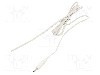 Cablu alimentare DC, cabluri, DC 3,5/1,3 mufa, alb, 1,5m, WEST POL - P13-TT-T035-150WH