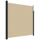 Cumpara ieftin Copertina laterala retractabila, bej, 200x500 cm