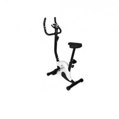 Bicicleta fitness,reglabila,computer afisaj digital,sarcina max 100 kg - Alb Negru