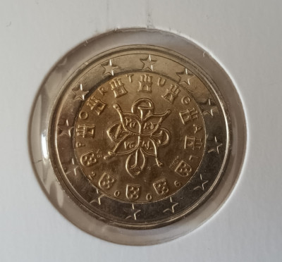 Moneda 2 euro Portugalia 2006 foto