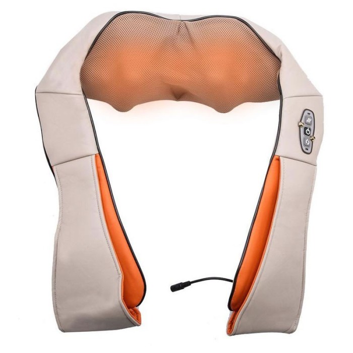 Centura pentru masaj umeri si gat Shiatsu Neck Massager, 3 viteze, infrarosu Centura pentru masaj umeri si gat Shiatsu Neck Massager, 3 viteze, infrarosu