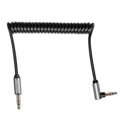 Cablu Jack 3.5 mm tata la 90 grade - tata 1m BASIC Kruger&amp;amp;Matz foto