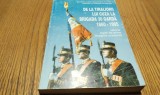 DE LA TIRALIORII LUI CUZA LA BRIGADA 30 GARDA 1860-1995 - Gheorghe Cernat, Stelian Dragnea (dedicatie-autograf) - Editura Tempus, 1995, 383 p.