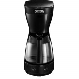 Cafetiera DeLonghi ICM16210.BK, 1000 W, 1.25 L, 10 cesti, Negru