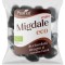 Migdale Prajite si Sarate Glazurate in Ciocolata Neagra si Caramel Sarat Bio 50 grame Pronat