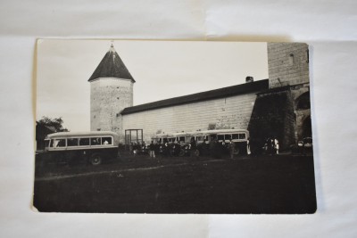 foto parcare autocar/ autobuz perioada interbelica cetate neidentificata foto