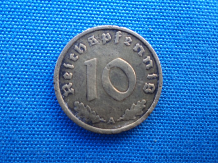 10 REICHPFENNIG 1937/A -DEUTCHE REICH-NAZISTA